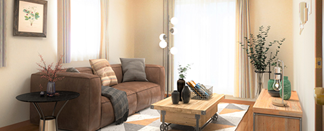 シティタワー大阪本町のバーチャルステージング